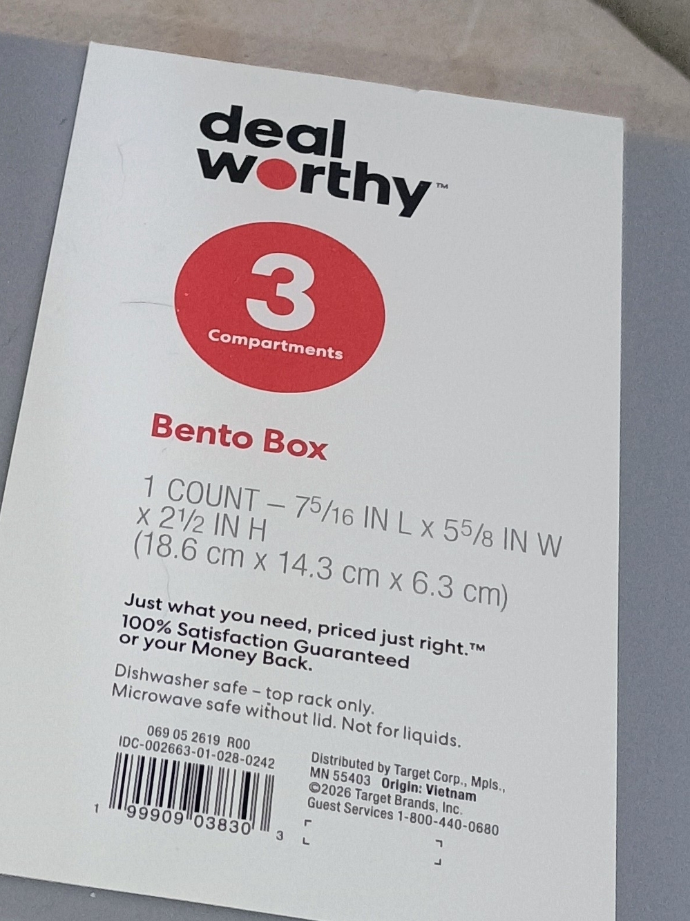 Dealworthy  Bento Box Food Container Brand New